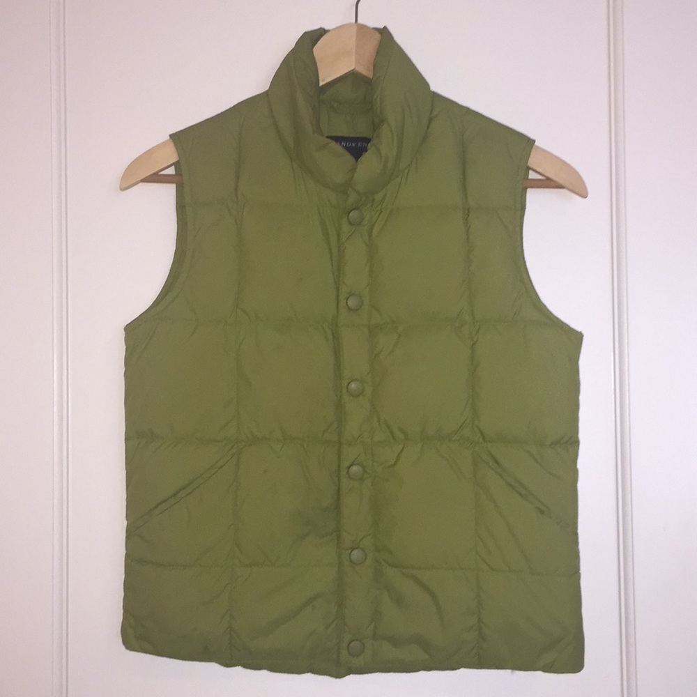 Lands End down vest